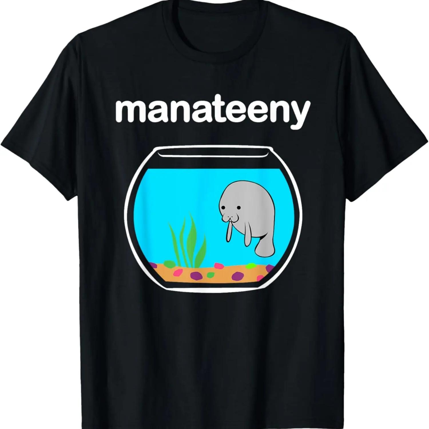 Bradenton FL Snooty Manatee _ Sea Cow T-Shirt Gift S чёрный
