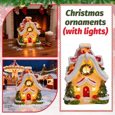 Christmas Snowhouse Desktop Decoration, Holiday Gifts For Friends