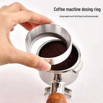 Universal Magnetic Anti-Splatter Coffee Dosing Ring, Fits 51, 53, 58mm Machines