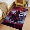 Naruto Character Customize Your Name Floor Mat Suitable for Kitchen Game Room Foyer Entryway Anti-slip Rug Anime Office Decor