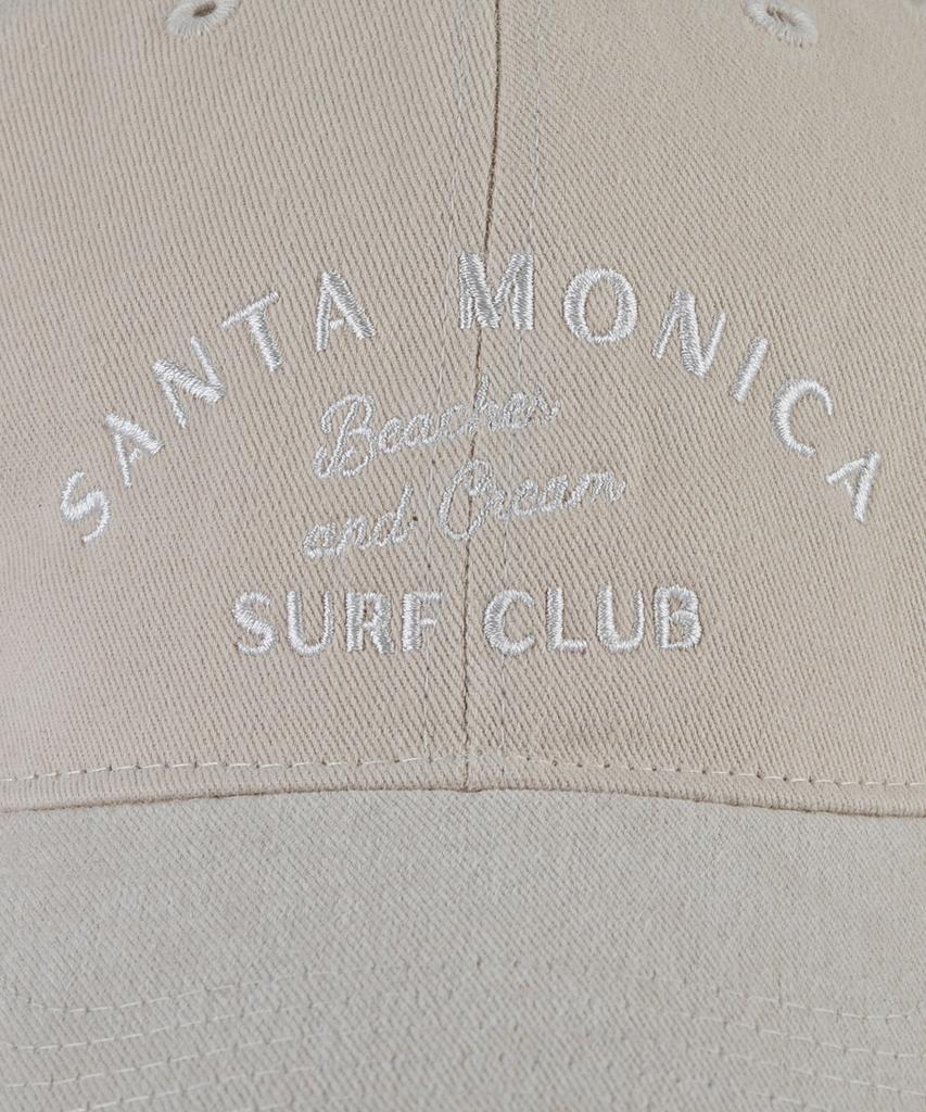 Bichiseuaenkeulim Santa Monica Cotton Ball Cap-Light Beige