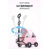 Small Pet Stroller for Dogs Cats Teddy Bears Outdoor Activities Lightweight and Foldable Car Accessories