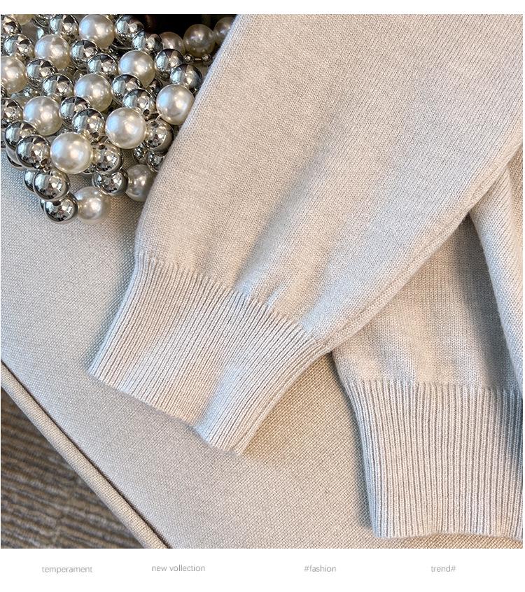 Plus Size Women's Loose Knit Cardigan Sweater, Bust 150-160 cm, Size 200-350 Jin.