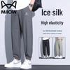 Men's Summer Ice Silk Quick-Dry Straight Casual Sports Pants