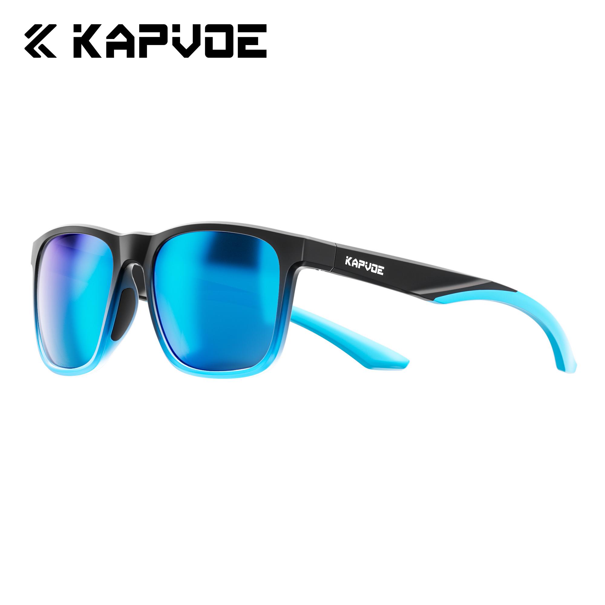 

Kapvoe Polarized Sunglasses Men Lightweight Frame Anti Glare Driving Fishing Golf Outdoors Photochromic Glasses Running Women