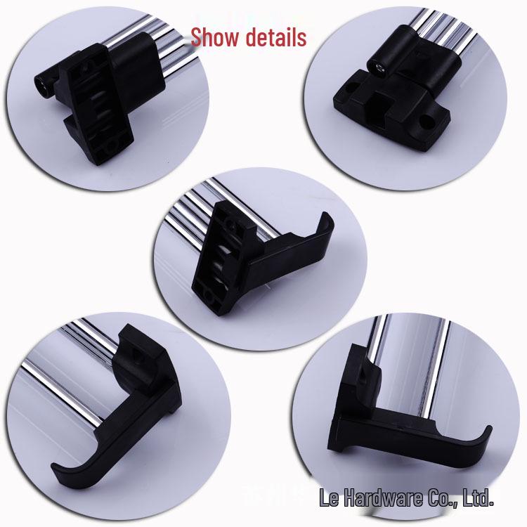 Barre à vêtements télescopique pour garde-robe - Cintre robuste pour dressing