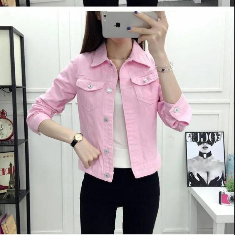 Women's Autumn/Winter Slim Korean Denim Jacket - Trendy, Versatile, Body-Shaping Harajuku Style