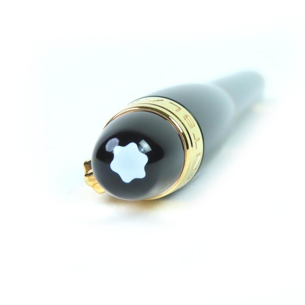 Very Good MONTBLANC fountain pen Starwalker white star Black Red Gold 14K mens Used