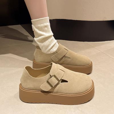 Damenschuhe Runde Zehenpartie Damen Pumps Plateau Elegant Kleid 2025 Trend 39 Koreanischer Stil Schuhe Schuh Hohe Qualität Stilvoll Schick