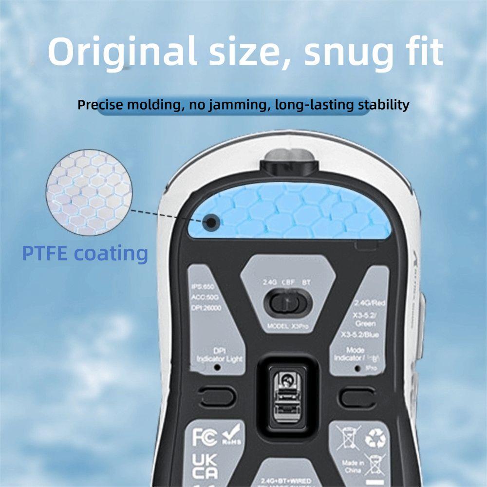 Wear-Resistant Mouse Foot Pads PTFE Mouse Feet Pad for ATTACK SHARK X3 PRO Gaming Mice