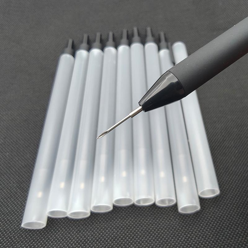 Automatic Stainless Steel Red Worm Baiting Pen for Quick Live Maggot Hooking In Fishing