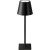 KDG 2 Pack Cordless Black Table Lamps, Rechargeable Portable LED Desk Lamps | 5000mAh Battery Operated 3 Color Stepless Dimming Up for Restaurant,