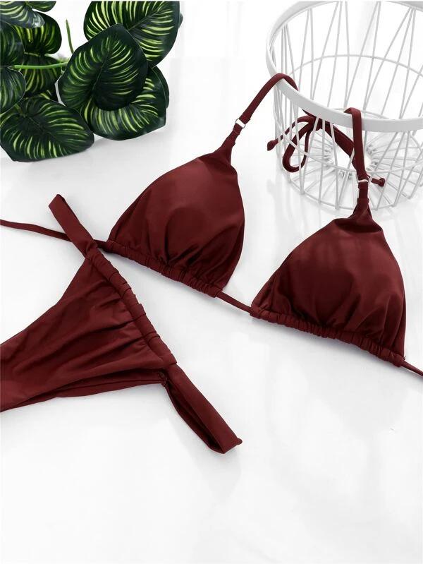 2023 Europäische & Amerikanische Damen Zweiteilige Sexy Bikini Bademode