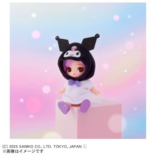Takara Tomy Licca-chan Doll Petit Licca-chan Sanrio Characters Collection Dress-up Pretend Play Toy for Ages 3 and Up