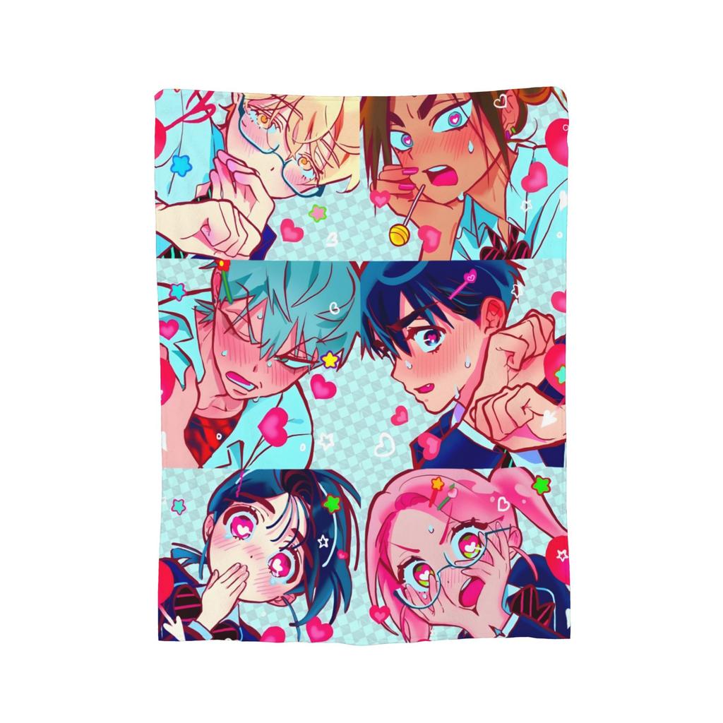 Alien Stage Anime Blankets Flannel  Winter   Multifunction Soft Throw Blankets for Home Bedroom Bedspreads