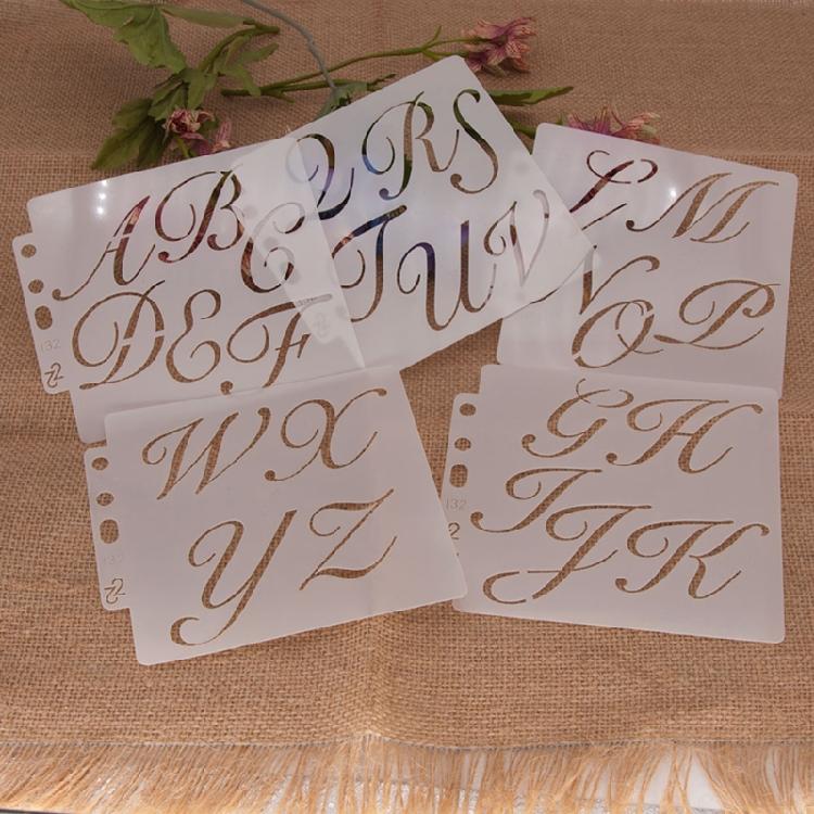 Exquisite Letter Number Stencil Template DIY Album Card Making Painting Template
