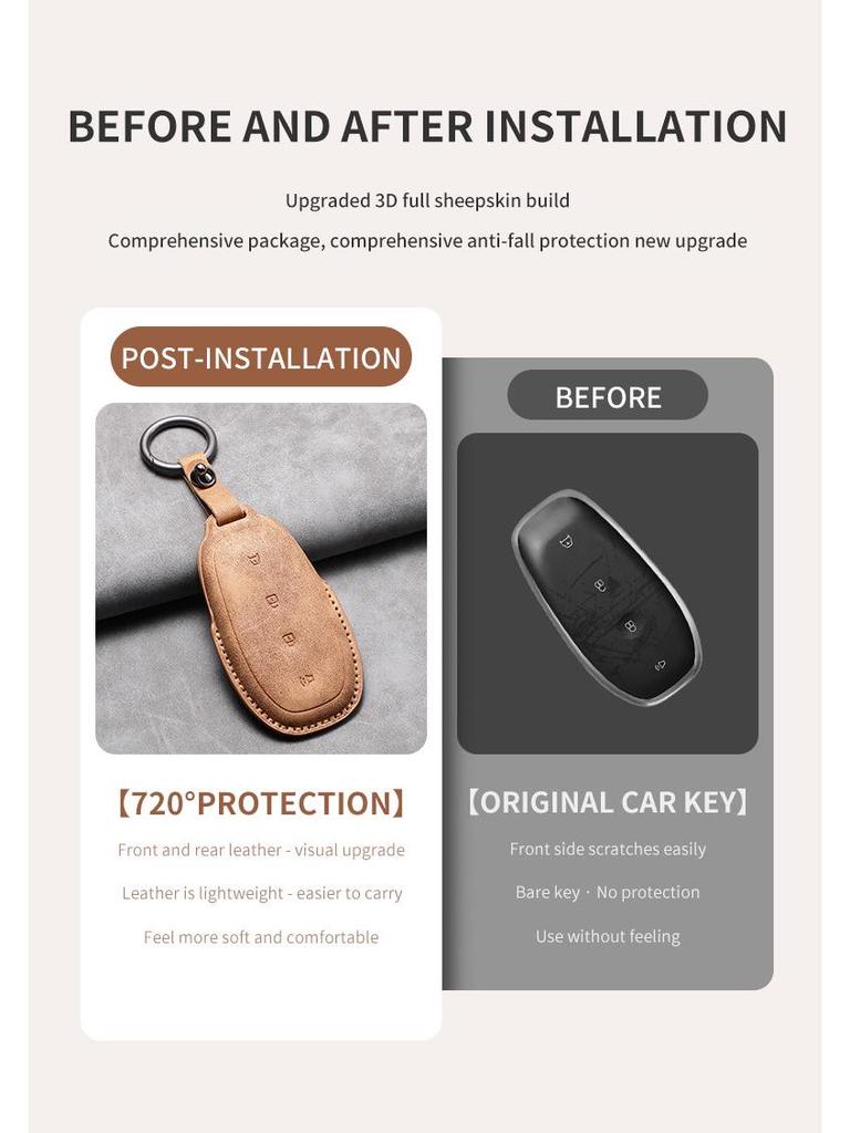 Buick Zhijing L7 Key Case Full Protection Shell for Aivia - Automotive Accessories