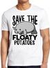 Der Floaty Potatoes Manatee Lustige Dicke Meerjungfrauen Meme Geschenk T-Shirt T-Shirt M791