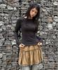 Kkuape Cancan Suede Mini Skirt_2Color