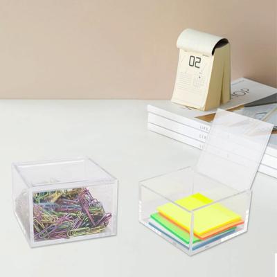 Practical Multi Size Storage Box With Cover Acrylic Jewelry Cosmetics Storage Handmade Protection Showcase Gift Packaging Boxes