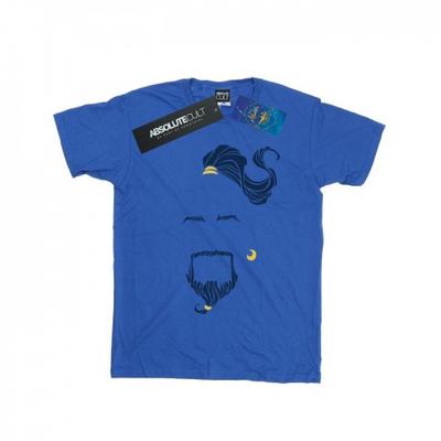 Mens Aladdin Movie Genie Blue Face T-Shirt