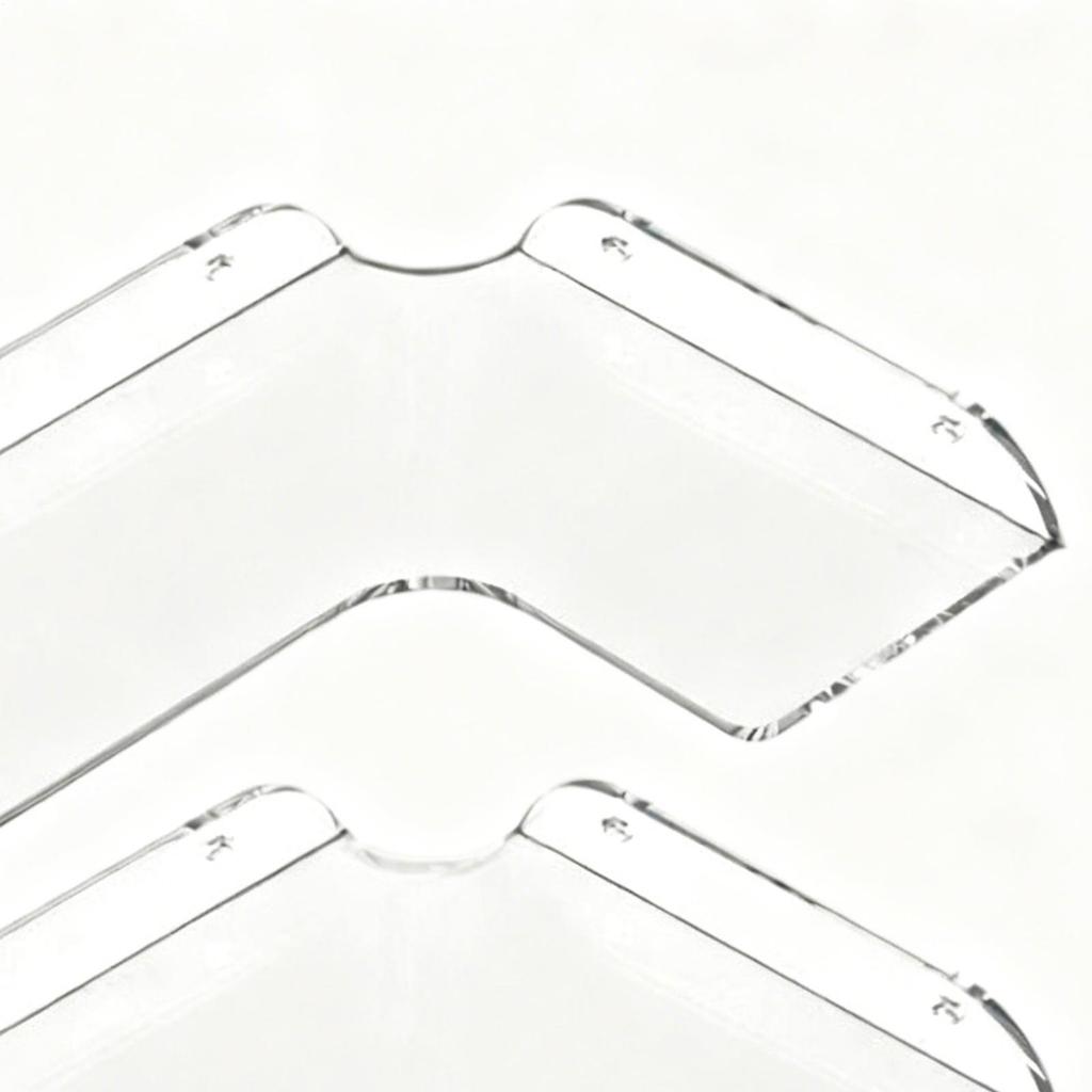 Shelves For Room Wall 2 Pieces Heavy Duty Storage Acrylic Wall Mounted Bathroom Shelves For Kitchen Bedroom Office Apartment