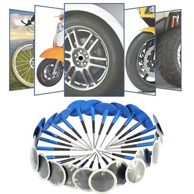 24Pcs Universal Rubber Car Tire Tyre Puncture Mushroom Plug Patches Repair Tool