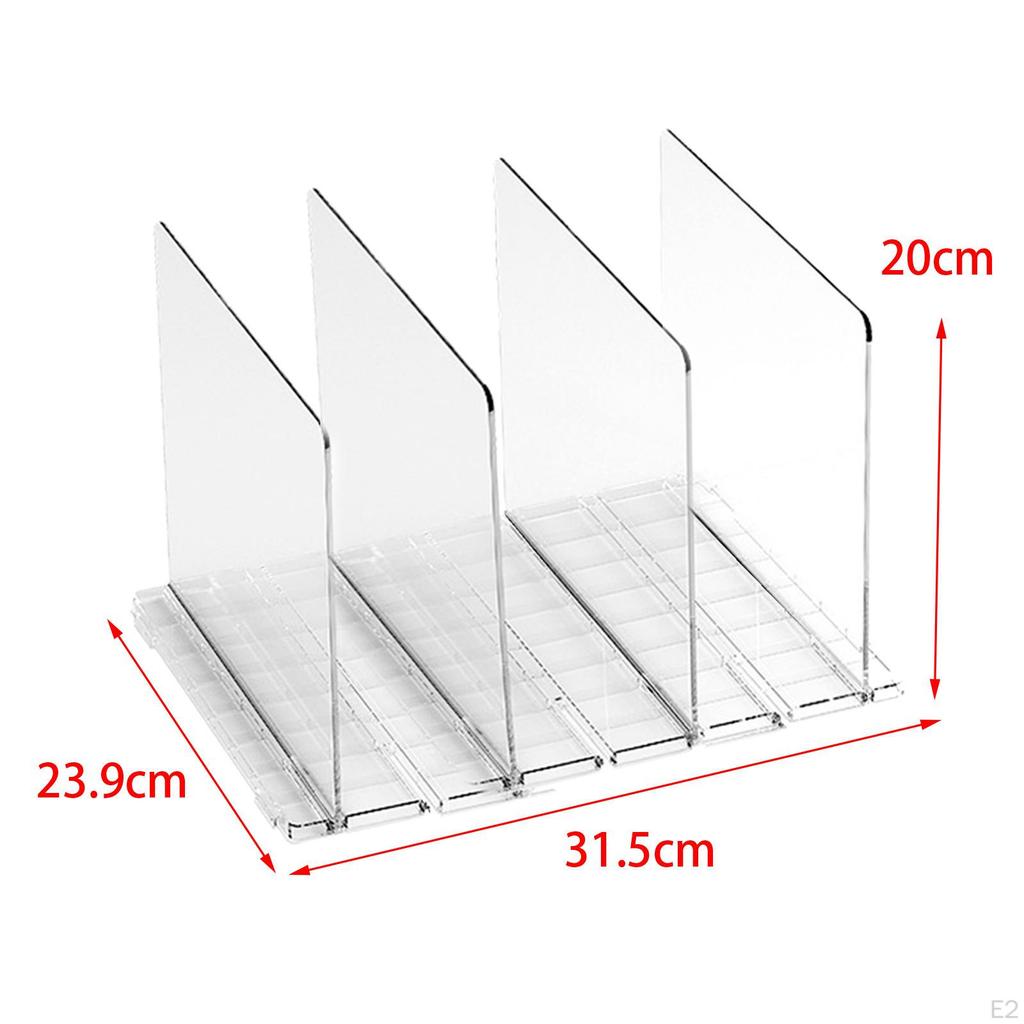 Cabinet Shelf Divider for Optimal Organization in Bookshelves