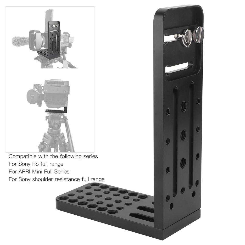 L130C Dslr Stand Stabilizer Universal Shoot Camera Video L Bracket Plate Screw Hole Fixing