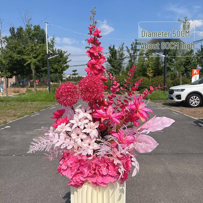 Silk Floral Wedding Aisle & Wall Decoration