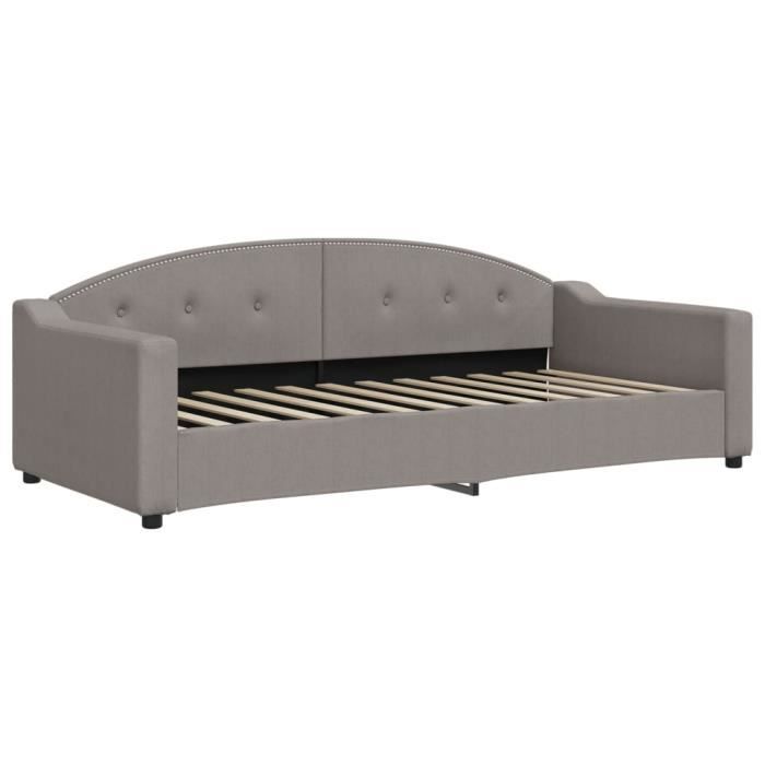VidaXL Taupe Daybed 90x200 Cm Fabric 354186