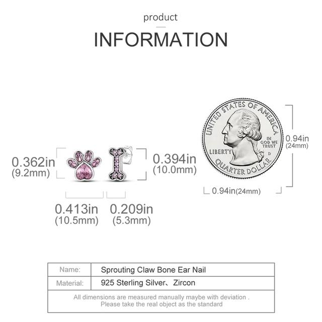 Argent 925 Étoile Soleil Papillon Carotte Lapin Fleurs Colorées Luxe Original Mode Boucles d'Oreilles Fille Bijoux de Fête Cadeau Puce d'Oreille