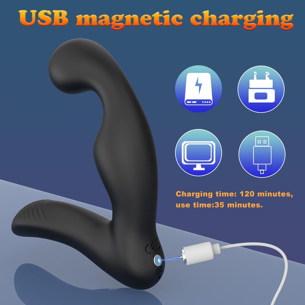 Magnetic Rechargeable Inflatable Anal Vibrator: 10 Vibration Modes & 3 Inflation Settings for Ultimate Pleasure