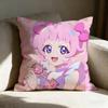 P-Pripara Anime Pillow Case Linen Pillow Covers Cover For Couch Living Room Bench Patio Floor Linen Home Decor