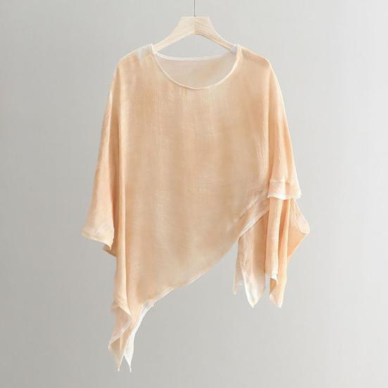 Cover Shirt Fit Coat Round Neck Up Pullover Tops Casual Vacation