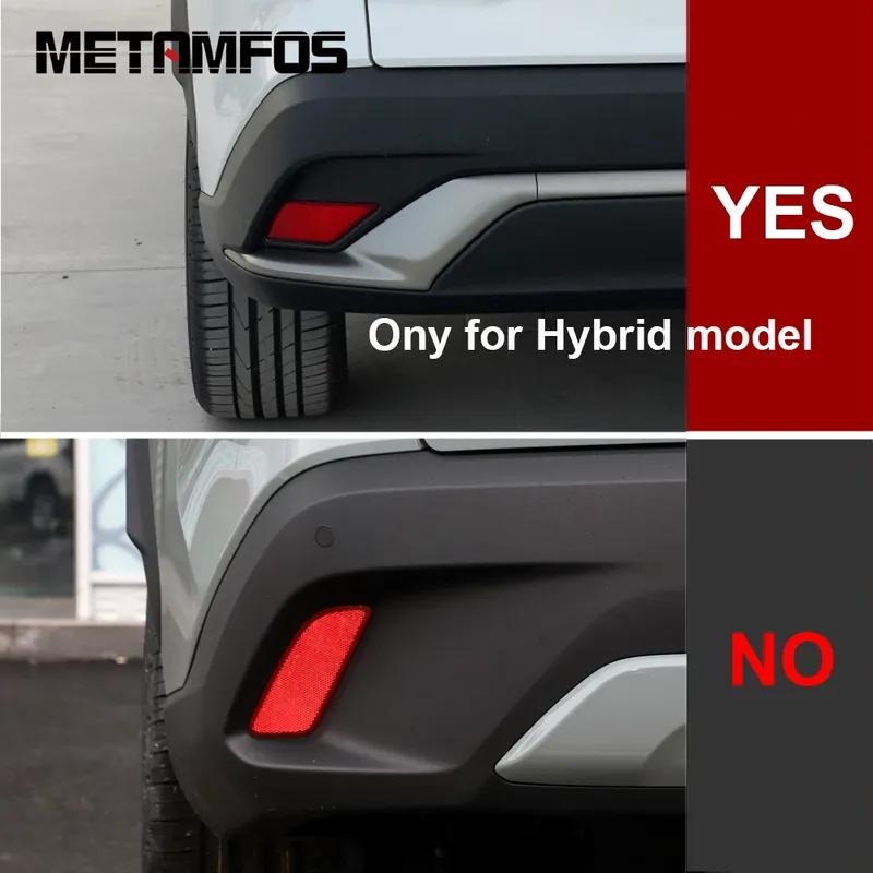 Car Accessories For Toyota Corolla Cross Hybrid -2025 2026 Rear Fog Light Lamp Eyelid Eyebrow Foglight Grille Foglight Trim