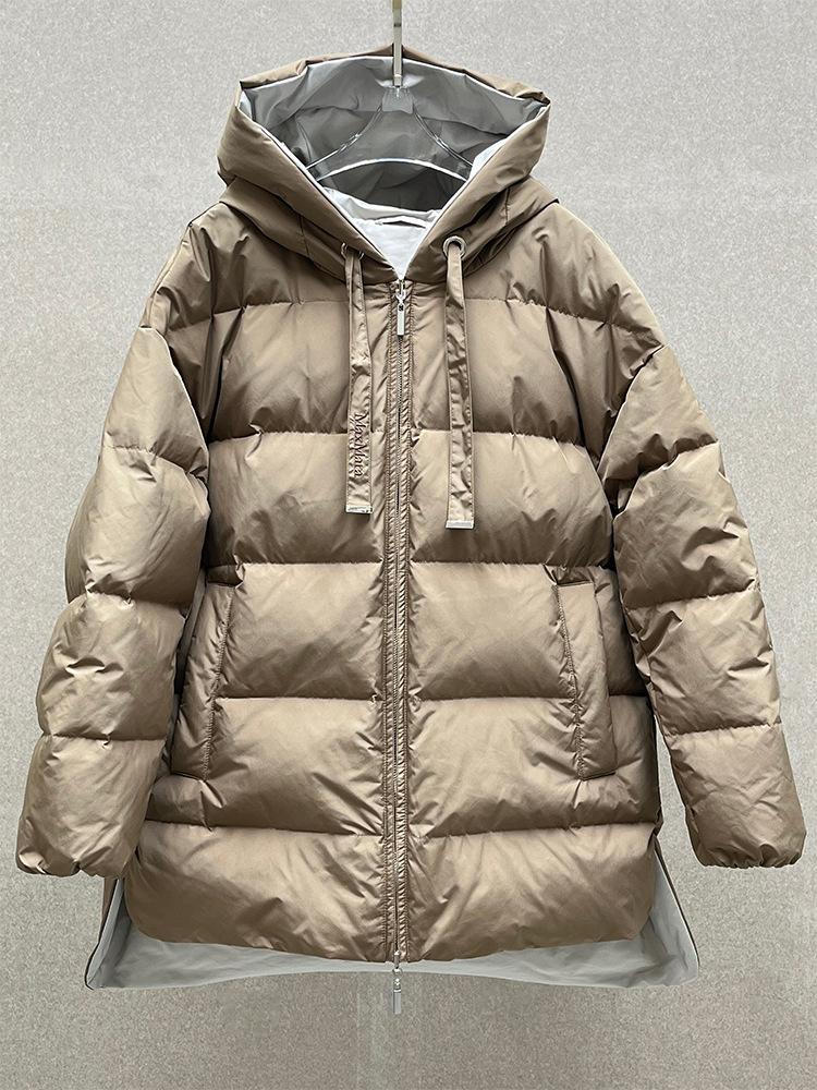Shenzhen Nanyou women wear down jackets on both sides, winter new hooded short bread jackets, high-end trendy jackets