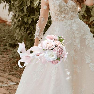 Artificial Rose Flower Bouquet for Wedding Home Decor And Celebrations