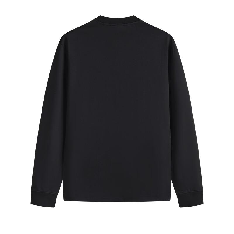 Navigare Men's Minimalist Commuter Long-Sleeve Crew Neck T-Shirt