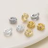 2Piece/Lot 9*10mm 14/18K Gold Color Plated Spacer Beads with Zircon for DIY Necklace Bracelets Jewelry Making Accessories