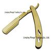 Golden Vintage Manual Razor & Holder for Men's Shaving