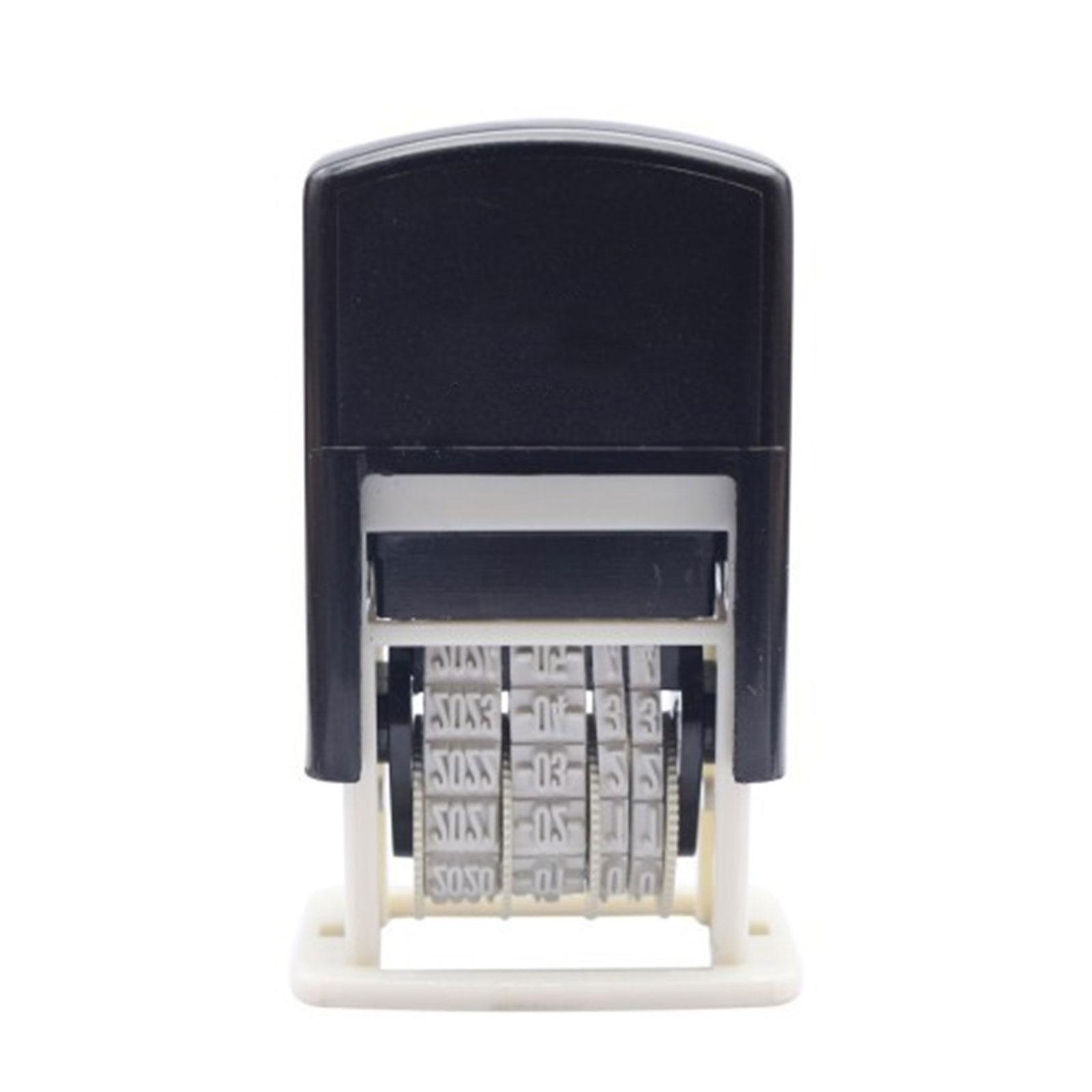 Inking Date Stamp Numbering Stamp Digits Office Stamp Multifunctional Number Stamp Plastic Dater Stamp