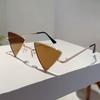 y2k Durable Metal Metal Triangle Sun Glasses Glasses Ladies For Men Luxury Designer Style Style Classic Punk Hip Hop Popular Party Funny Sun