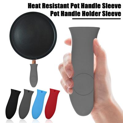 Silicone Pot Handle Cover Heat Resistant Potholder for Cast Iron Skillet