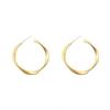 Fashion Distortion Interweave Twist Metal Circle Geometric Round Hoop Earrings for Women Accessories Retro Party Jewelry