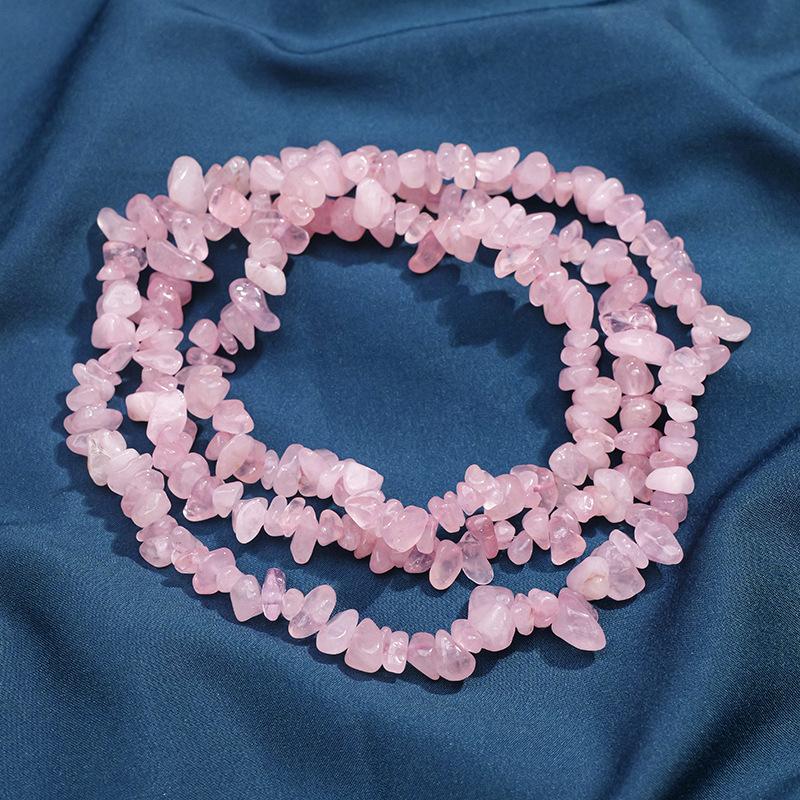 Natural white powder, yellow amethyst, crushed stone semi-finished product, DIY, Colored crystal stones, loose bead jewelry, accessories