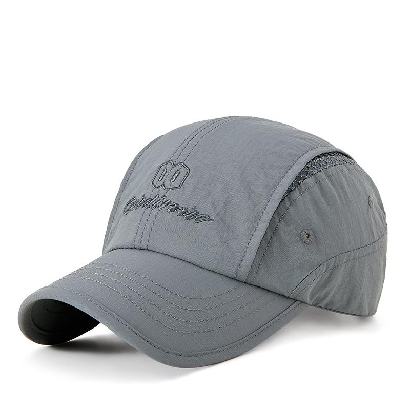 

Новая бейсболка для бега, солнцезащитная шапка, быстросохнущая солнцезащитная кепка с утиным язычком, дышащая солнцезащитная кепка, крутая кепка из кожи дыни M（56-58cm）