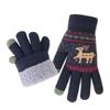 Fleece Lining Winter Gloves Thickened Knitted Gloves Fashion Warm Gloves  Women Men