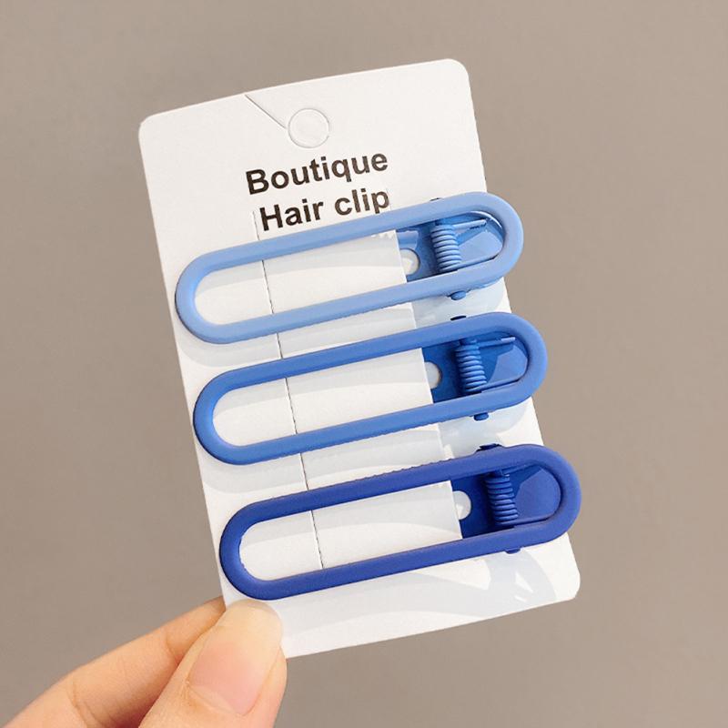Women Hair Clip Ultra-tight Seamless Side Bangs Hairpin Korean Style Duckbill Makeup Hairpin