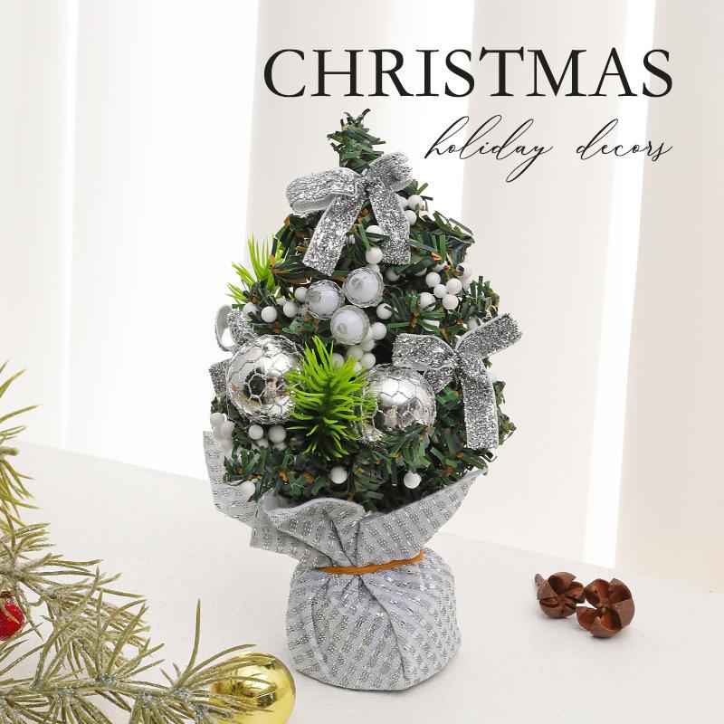 Mini Albero di Natale Articoli Decorativi da Tavolo di Natale Ornamenti per Albero di Natale